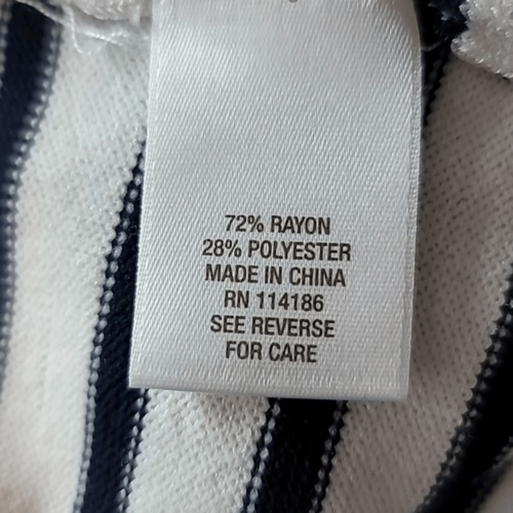 Roz & Ali Blue & White Long Sleeve Cardigan - Picture 11 of 12